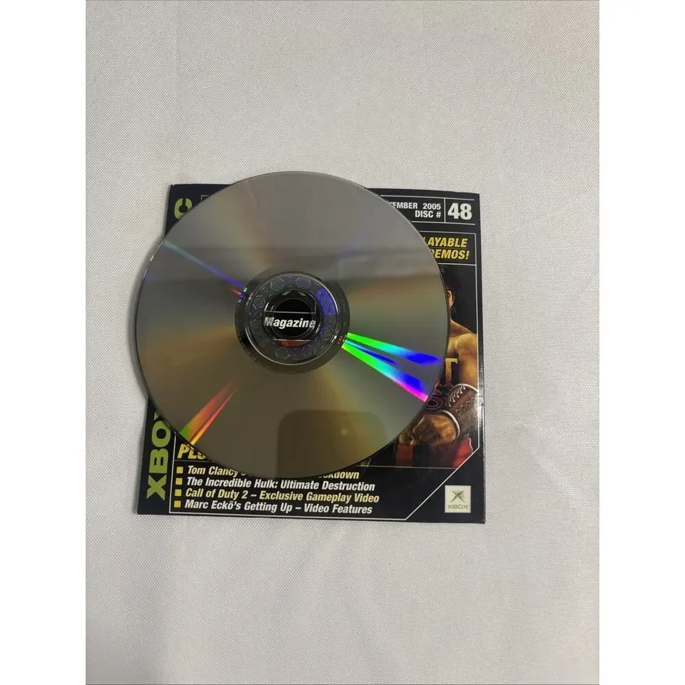 Official Xbox Demo Disc 48,49,50. MortalCombat, Farcry, StarWars Battlefront